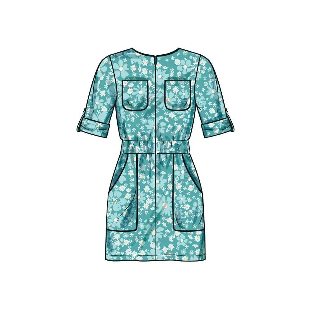 Simplicity Sewing Pattern 9722 R11705 Jumpsuit Romper Dress Girls‎ Size 3-6